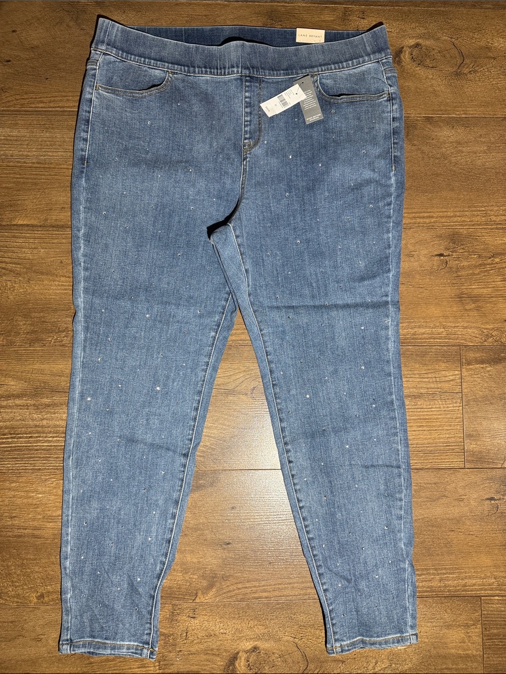 Lane Bryant Rhinestone Studded Denim Jeans NWT - Size 22